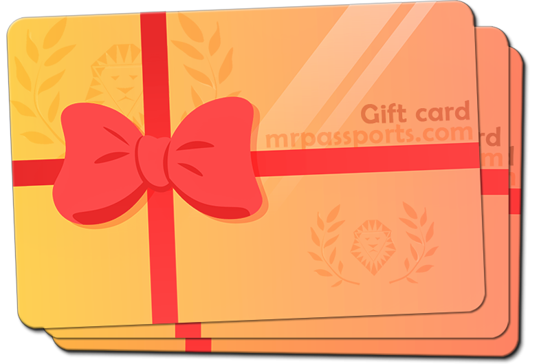 The unique mrpassports.com gift card
