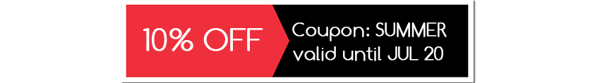 10% coupon: SUMMER